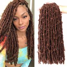 Butterfly Locs Crochet Hair - 22 Inch 1 Pack Pre-Twisted Distressed Crochet Braids Pre-Looped Synthetic Braiding Hair Extensions