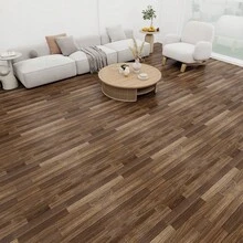 1卷，宽40厘米（15.75英寸），多种长度和颜色可选。自粘式，撕开即可粘贴，可移除，不留残胶，防水，防滑，耐刮擦。优质PVC乙烯基地板贴纸，简约现代深灰色木纹纹理印花，装饰性强，易于粘贴，适用于厨房、浴室、洗衣房、卧室、客厅、全屋地板翻新、出租房装饰。 - 彩色 - 查看 16
