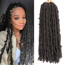 Butterfly Locs Crochet Hair - 22 Inch 1 Pack Pre-Twisted Distressed Crochet Braids Pre-Looped Synthetic Braiding Hair Extensions