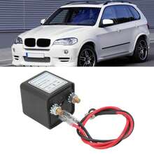 Interruptor de desconexión de la batería del coche Power Cut Off Kill Switch con terminal de cobre de control remoto para coche camión RVAutomotive 12V 120A, 160ft/48.78m distancia de control, rendimiento estable - Negro - Ver 8