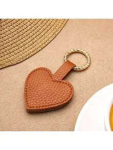 Cute Leather Hat Clip For Travel, Heart & Bow Design Bag Accessory To Hold Hats, Towels, Masks, Glasses, Outdoor Essential Gift For Women (8 Colors)