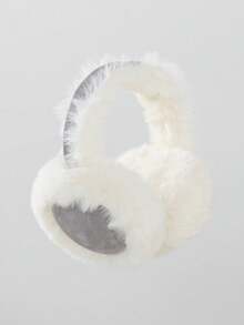 1 件女士百搭拼色可爱清新时尚耳罩秋季服装 - 彩色 - 查看 15