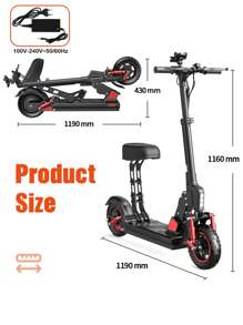 Mankeel 885W Professional-Grade Electric Scooter, 30MPH Top Speed, 35Mile Max Range, Smart Dashboard & Auto-Sensing Headlight, Dual Shock Absorbers & Disc Brakes, 10" Pneumatic Off-Road Tires, Multi-Accessory Package (Bell, Front Bag, Password Lock, Phone Holder), All-Terrain Adventure Ready