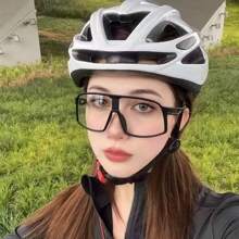 1 件女士个性化眼镜户外全框时尚男女通用运动骑行旅行秋季配件护目镜