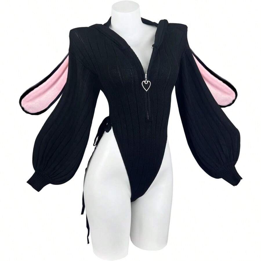 Cosplay Sexy Bunny Outfit 3Piece Set Cosplay Lingerie For Women Animal Costumes Bunny Bodysuit
