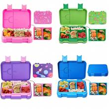 Cartoon Pattern 4-6 Compartment Bento Box, Leak-Proof, Microwave/Dishwasher , Back To School, School Supplies - Multicolor - View 3