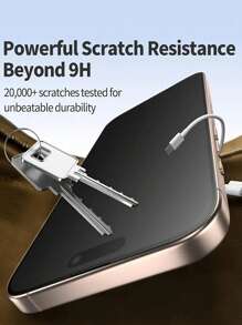 2 piezas Protector de pantalla de privacidad mate y esmerilado compatible con iPhone 17/16ProMax/16E/16Plus/iPhone15ProMax/14/13/12/11/XR/X/XS/7/8, Protector de pantalla de privacidad mate y esmerilado 2.5D anti-huellas dactilares, cobertura completa, protector de pantalla de cerámica esmerilada 9H anti-espionaje