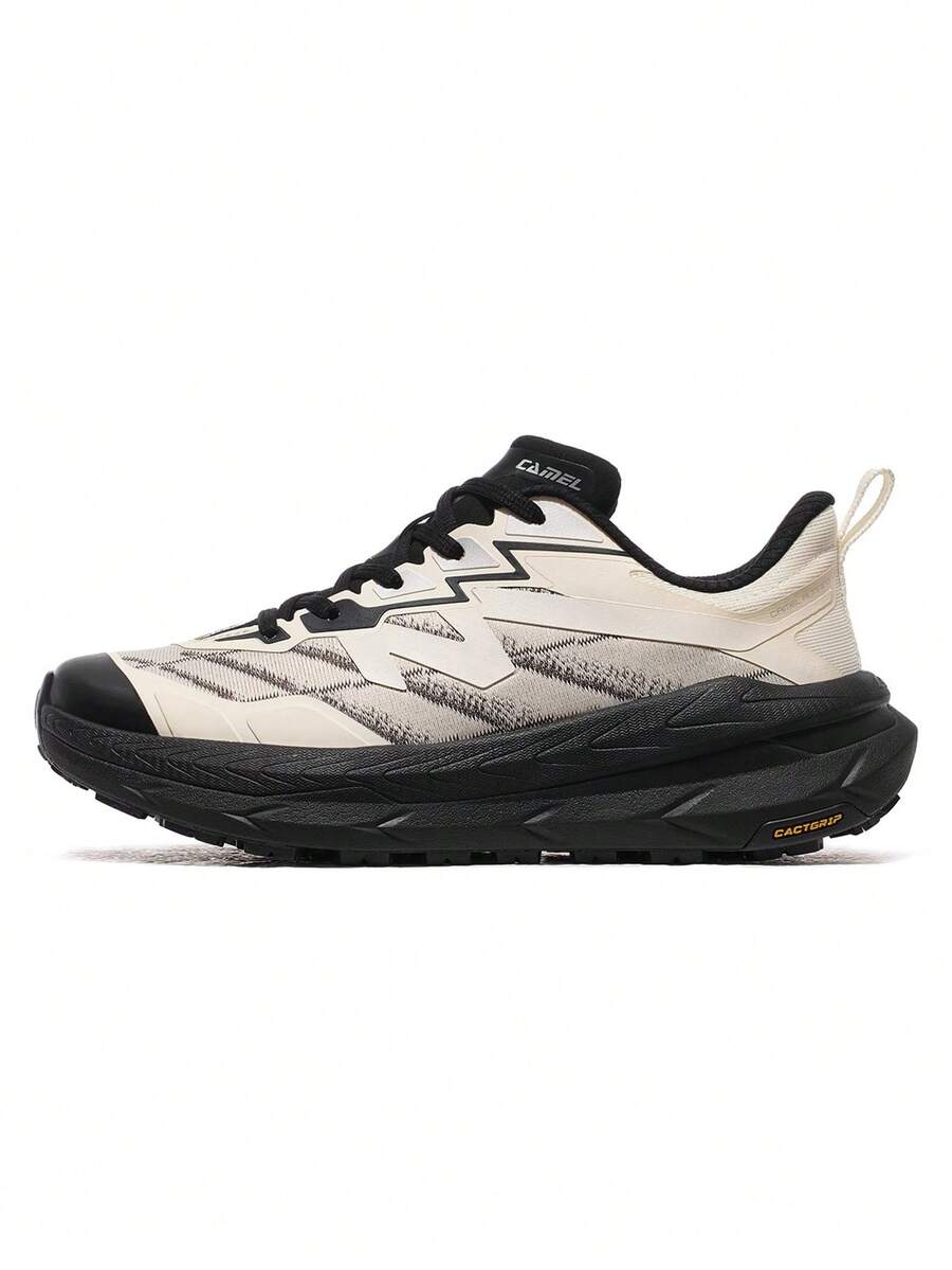 CAMEL CROWN Women's Windproof Casual Sports Shoes, Thick Sole Anti-Slip Shock Absorbing Waterproof - Ivory Black - View 1