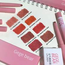 Gege Bear Chì kẻ viền môi Velvet Matte - Son môi đa năng chống nước, màu sắc lâu trôi, dễ kẻ viền và tô màu, không khô môi - Nhiều màu - Xem 2