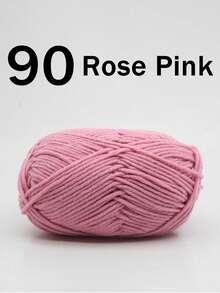 1/2pcs 5-Ply Mixed Milky Acrylic Yarn, 50g/Pc, 100% Acrylic Soft Yarn, Medium Coarse Milk Yarn - Perfect For Hand Knitting, Hand Weaving, DIY Crafts, Knitting, And Crochet, Soft & Versatile, Used For DIY Crocheting And Knitting Bags