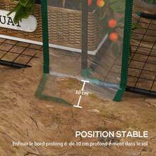 Outsunny Agricultural Greenhouses - Blanco - Ver 5