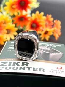 502# OLED 屏幕多通道振动提醒智能戒指，带计数器、时间、日期、闹钟功能，可戴在手指上，操作方便 - 彩色 - 查看 7