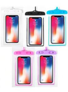 1/3/5 pezzi Custodia impermeabile e trasparente per telefono, protezione subacquea per nuoto, immersioni, surf e kayak | Compatibile con touch screen | Ideale per spiaggia, crociera, pesca e attività all'aperto | Essenziale per le vacanze estive