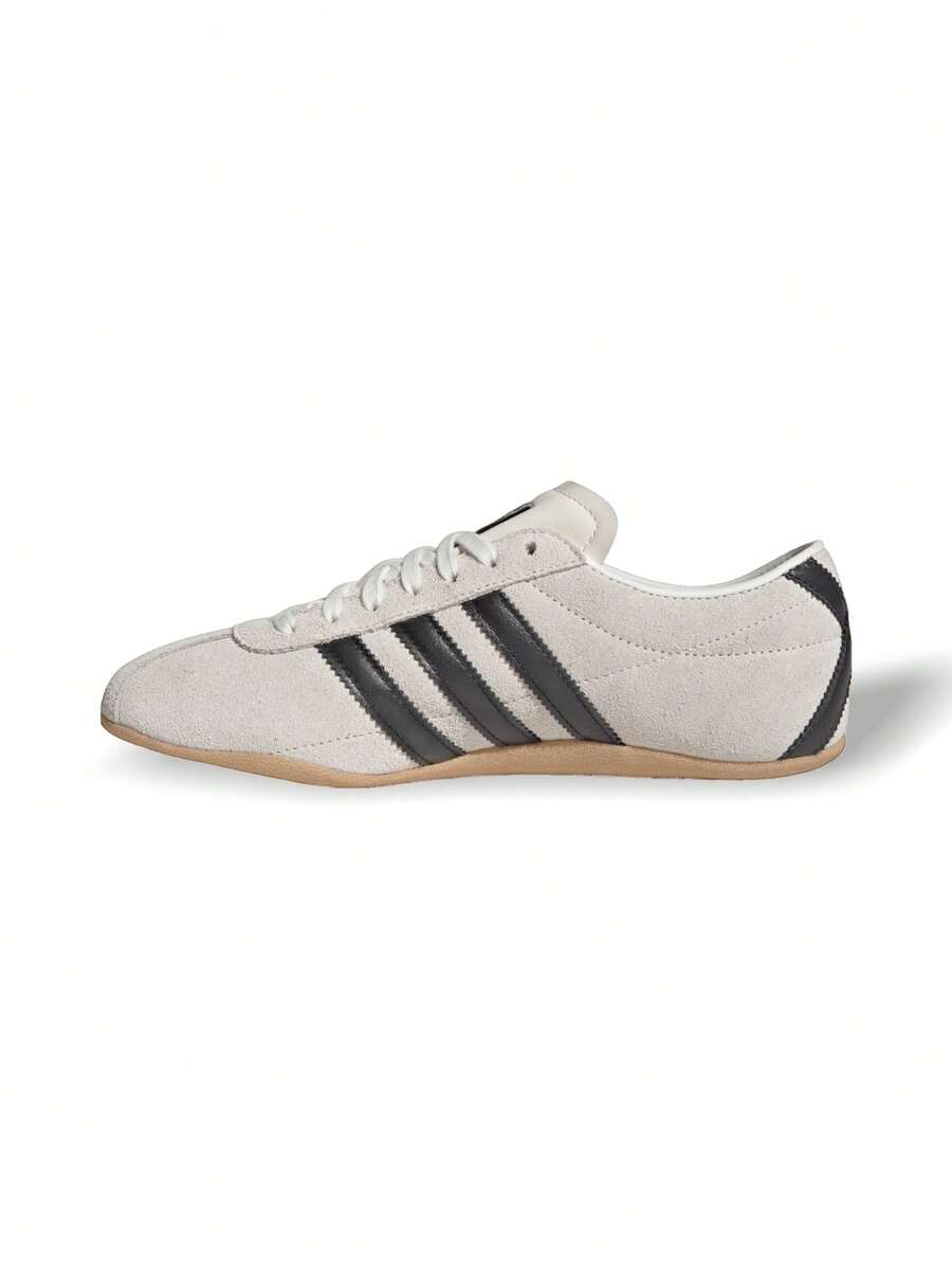 Adidas 东京男士运动鞋修身绒面革鞋面皮革衬里复古风格舒适 JI0182 - 白色 - 查看 1