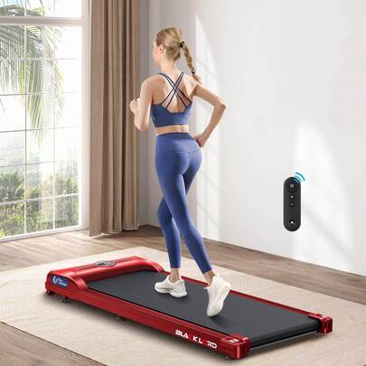 BLACK LORD Smart Walking Pad, 2-i-1 löpband för under skrivbordet för hemmakontor, bärbar joggingmaskin med app och fjärrkontroll, träningsdataregistrering
