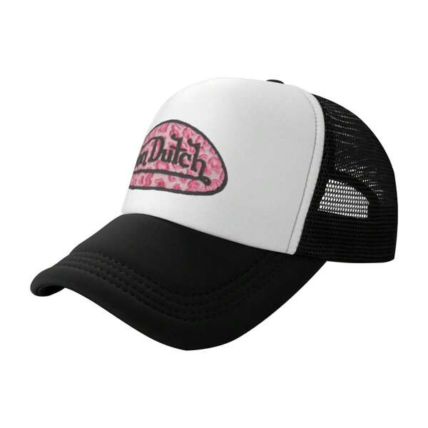 Letter Trucker Hat For Men Women Vintage Hip Hop Baseball Cap Dad Hat