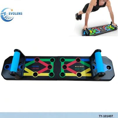 1 tavola da allenamento per flessioni, supporto multifunzione per allenatore ausiliario da uomo, supporto per plank per fitness domestico