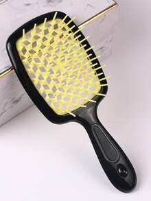 1 pièce/2 pièces Peigne creux, peigne large à dents creuses, peigne de massage du cuir chevelu pour hommes et femmes, convient pour démêler les cheveux mouillés et secs, peigne de massage du cuir chevelu creux, facile à tenir - convient pour les hommes et les femmes, peigne carré creux, peigne à grille populaire, peigne de massage bicolore, peigne démêlant pour coiffure volumineuse. Le produit aide à rendre les cheveux confortables et faciles à gérer (les différents lots de produits en plastique n'affectent pas l'utilisation ou l'apparence). - Multicolore - Voir 20