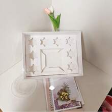 8+1 便当盒和纸杯蛋糕盒，8 个纸杯蛋糕凹槽和 4-5 英寸蛋糕槽 - 白色 - 查看 2