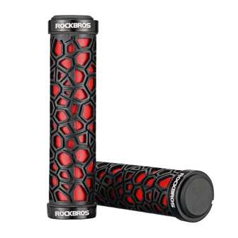ROCKBROS 1pc Bicycle Bike Rubber Grips Cycling Handlebar Grips Lock On Anti-Skid