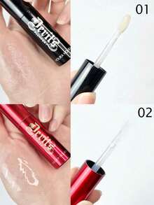 HOLIKA HOLIKA Devil's Plumper 01 Imprimación Mate | Completa los labios mate voluminosos | Nuevo concepto de imprimación para labios mate voluminosos | Brillo, voluminoso | Brillo extremo voluminoso para labios | K-Beauty | Maquillaje coreano