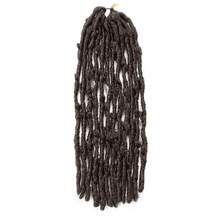 Butterfly Locs Crochet Hair - 22 Inch 1 Pack Pre-Twisted Distressed Crochet Braids Pre-Looped Synthetic Braiding Hair Extensions
