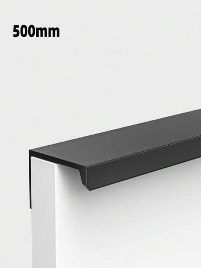 1 peça de maçaneta de porta de armário de liga de alumínio sólido, puxadores pretos modernos para gavetas de armários, maçanetas, acabamento polido