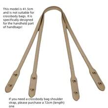 2 件 PU 皮革包带，宽带 - 铆钉设计，2 种款式，长尺寸：28.35 X 0.83 X 0.43 英寸，短尺寸：18.34 X 0.83 X 0.43 英寸（短尺寸仅适用于手提包），优质 PU 皮革，适用于手工包，编织包、单肩包和其他钱包的替换部件，DIY 钱包制作