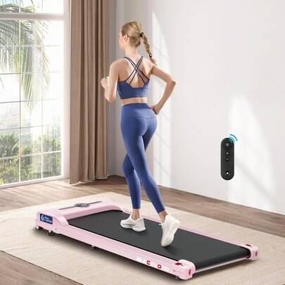 BLACK LORD Smart Walking Pad, 2 In 1 Under Desk Treadmill For Home Office, Portable Walking Jogging Machine With App And Remote Control, Fitness Data Recording