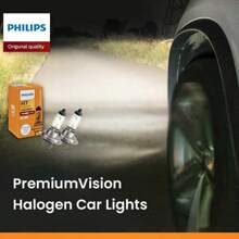 PHILIPS 1 包汽车照明 H1 H3 H4 H7 HB3 HB4 标准卤素替换头灯灯泡，建议购买两个并一起更换以获得更好的效果