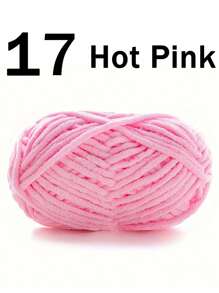 1/2 piezas de hilo de terciopelo suave, 50g/pieza, 60m/pieza, hilo grueso de punto medio hecho a mano DIY, hilo Popsicle, hilo de poliéster grueso y suave, adecuado para manualidades DIY, adecuado para tejer y ganchillo de bufandas, sombreros, zapatos, bolsos, cojines, muñecas, mantas, pantuflas