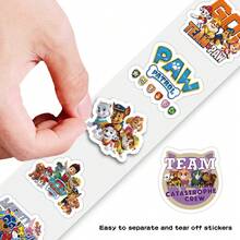 Paw Patrol 500张/卷 汪汪队立大功卡通可爱贴纸标签，卡哇伊贴纸，适用于DIY礼物、包装、装饰、派对礼品 - 彩色 - 查看 6