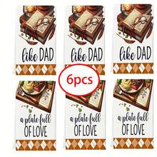 2/4/6/48 piezas Toallas de cocina suaves con patrón vintage de ensalada y libro, multiusos, de secado rápido, aptas para cocina, celebraciones, bodas, decoración y talla grande