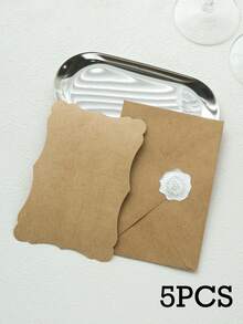 个性化彩色波浪边邀请函 CAD 定制 1/5/10/20 件婚礼生日和场合庆祝 - 周年纪念卡、圣诞节带隐私名片定制贺卡和信封生日卡感谢卡礼品卡，多功能，定制纸艺，个性化周年纪念日情人节母亲节生日父亲节毕业典礼婚礼乔迁 - 多色 - 查看 18