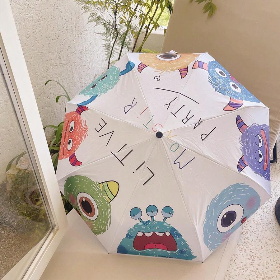 Umbrellas And Rain Hat Umbrellas - Little Monsters - View 1