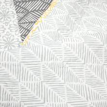 Lush Decor Bohemian Stripe Quilt 3 Piece Set California King, Yellow/ Gray - Striped Bedding Set - Yellow Quilt - California King Quilt - Boho Decor - Yellow/Gray - View 8