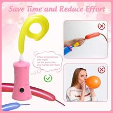 Pompa elettrica per palloncini, pompa portatile per palloncini, gonfiatore per decorazioni di feste di compleanno, adatto per varie occasioni come Natale, feste di compleanno (220V-240V)