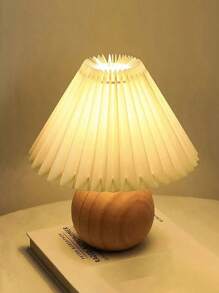 1 قطعة مصباح طاولة مطوي، مصباح سرير حديث مع ظل مصباح قهوة، إضاءة LED دافئة، مناسب لغرفة النوم والصالة ومكتب المنزل، ديكور الغرفة، ديكور المنزل