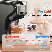 CAFELFFE 3-In-1 Espresso Coffee Machine, 20 Bar Pressure, Compatible With Capsules/NES Original Capsules/Ground Coffee - UK Plug(220-240V) - View 10