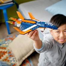 Lego 31126 Supersonic Jet Creator 3 In 1 Kidsren's Toys Educational Building Blocks