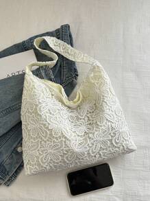 时尚新款全身提花优雅手提包，柔软、轻便、实用的大容量女士单肩包，适合购物、钱包、逛街、年轻女性、大学生、新人和白领人士。非常适合办公室、大学、工作、商务、通勤、户外活动、旅行和郊游。
