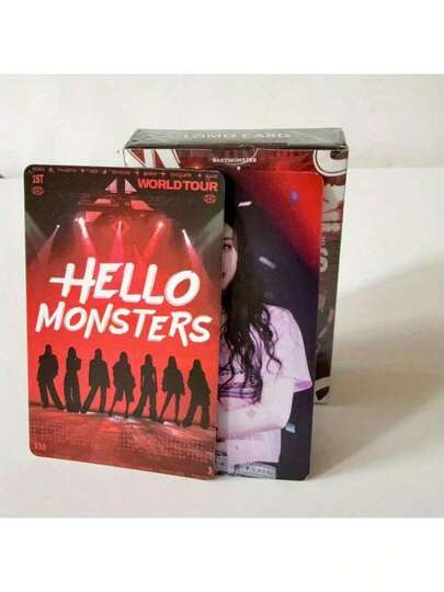 55pcs K-POP Star LOMO Photo Cards, High Definition Images, Suitable For Fans, Summer
