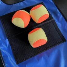1 Set Outdoor Fangspiel Interaktiver Leucht-Haftball Weste für Familien, Poolspielzeug geeignet für Poolspiele, Poolparty, Erwachsenenpartyspiele geeignet für Halloween/Weihnachten/Thanksgiving