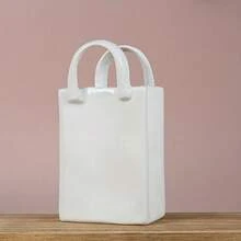 1 PIEZA Organizador de escritorio de estilo vintage con diseño de cesta de flores - Organizador de resina estética para almacenar brochas de maquillaje, gafas, bolígrafos, joyas, soporte para ramos, decoración de escritorio de oficina, bandeja de tocador, perfecto para mujeres, adolescentes, novias, gran regalo para el Día de la Madre, San Valentín (superficie pulida, estilo retro) - Multicolor - Ver 5