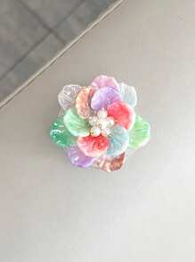 1pc Vintage Daisy Metal Phone Holder: Durable Aluminum Handle, Space-Saving Design, Fashionable, Compatible With All Phones Compatible With IPhone, Android Phone, Gift For Birthday, Family, Friends Push-Pull Phone Grip, Phone Accessories