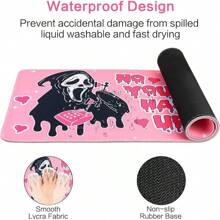 Large Gaming Mouse Pad 31.5 X 11.8in Desk Mat For Office Mousepad Anti-Skid Rubber Base Soft Comfortable And Durable Desk Pad (Pink)