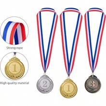 Gold Silver Bronze Award Medals-Winner Medals Gold Silver Bronze Prizes For Competitions, Party, Style, 2 Inches - Gold Silver Bronze-48 Pcs - View 4
