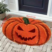 1pc Halloween Themed Decorative Carpet, Suitable For Entryways, Bathrooms, Home Decor, Holiday Decorations, Gifts Entryway Decor Bathroom Kitchen Decor Kitchen Rug