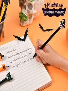 20 piezas/10 piezas/5 piezas Bolígrafos de gel con tema de Halloween, recarga de 0.5 mm, bolígrafo de gel con diseños de dibujos animados, una variedad de diseños lindos, adecuado para el hogar, la escuela, la fiesta de Halloween, regalos de Halloween, premios para estudiantes, herramientas de escritura, bolígrafos a base de agua, bolígrafos para firmar, papelería decorativa, regalos para fiestas, suministros de oficina, regalos divertidos para amigos