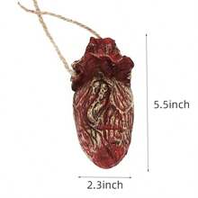 1pc Halloween Scene Decoration Props Broken Limb Pendant Finger Pendant Trick Hand And Foot Heart Props